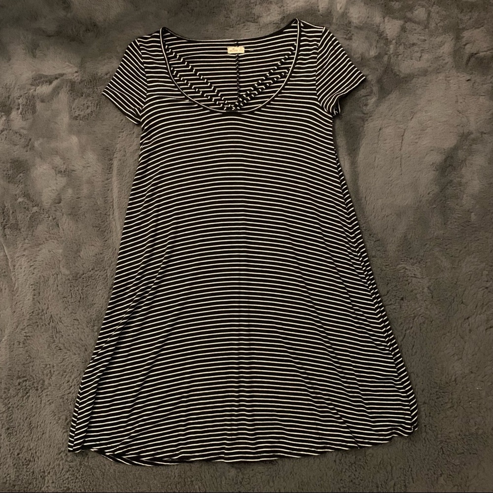 Hollister Striped T-Shirt Dress